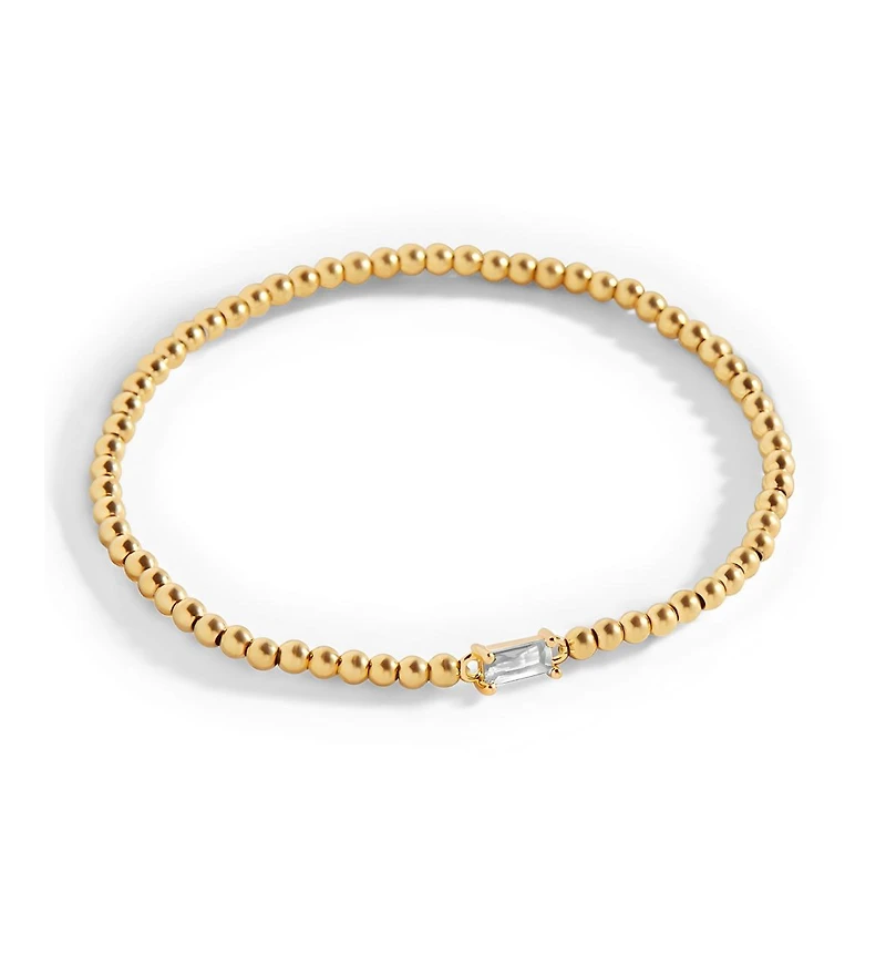 Mint & Lily Gold Tone Beaded Birthstone Bracelet