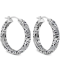 Devata 20mm Hoop Earrings Sterling Silver