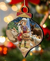 Designocracy Little Drummer Boy Holiday Ornament