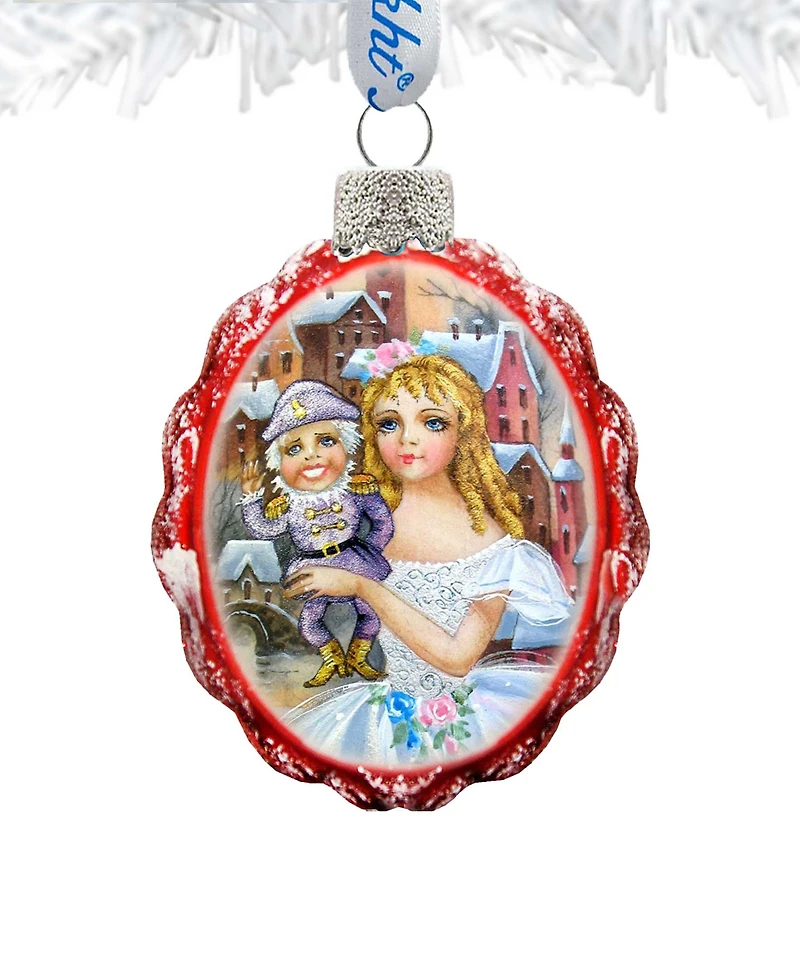 G.DeBrekht Nutcracker Keepsake Glass Ornament