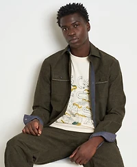 Scotch & Soda Men's Melange Long-Sleeve Shirt