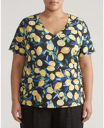 Universal Standard Women's Plus V Rex Tops