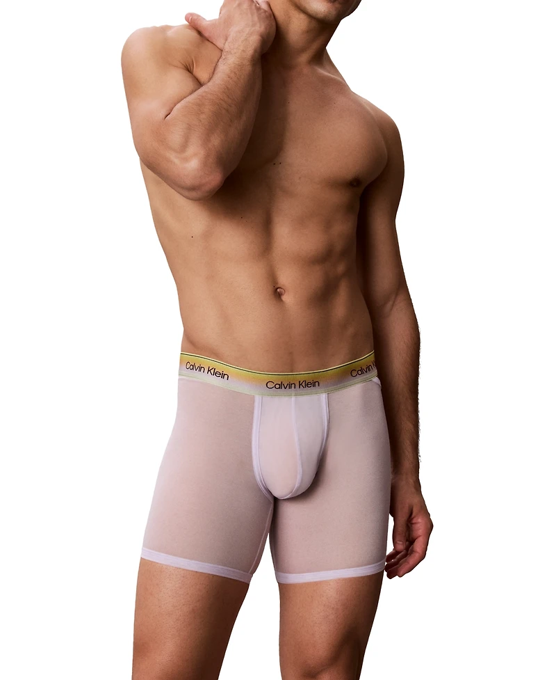 Calvin Klein Men's 1-Pack Pride Mesh Boxer Brief Underwear