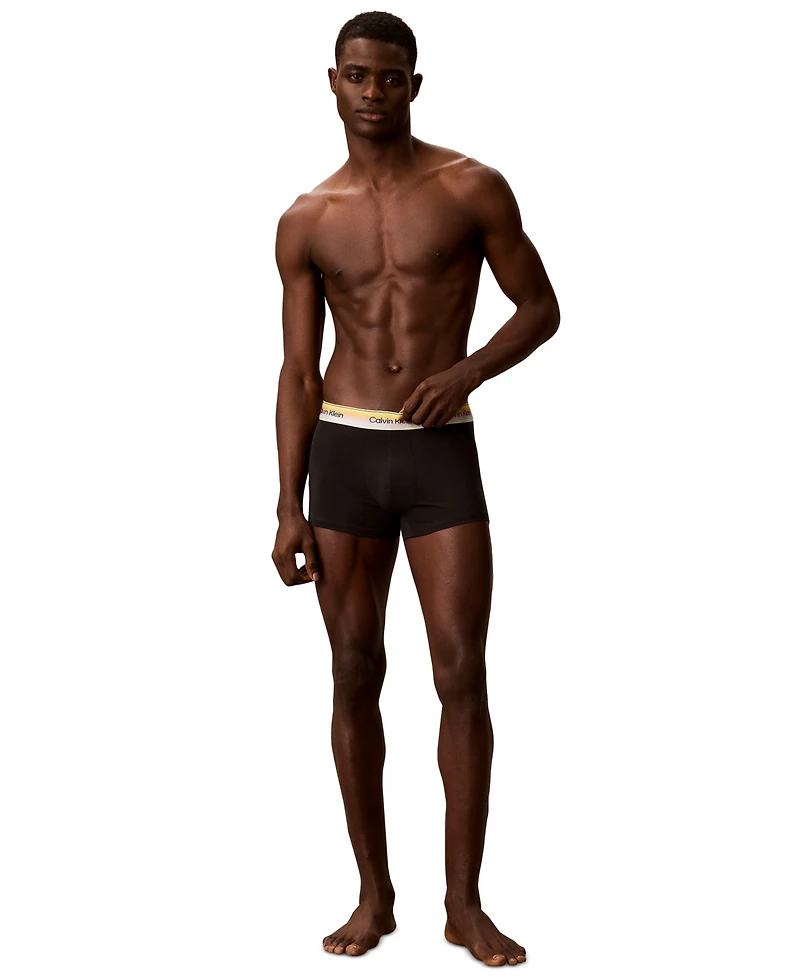 Calvin Klein Men's 1-Pack Pride Cotton Classics Trunk Underwear