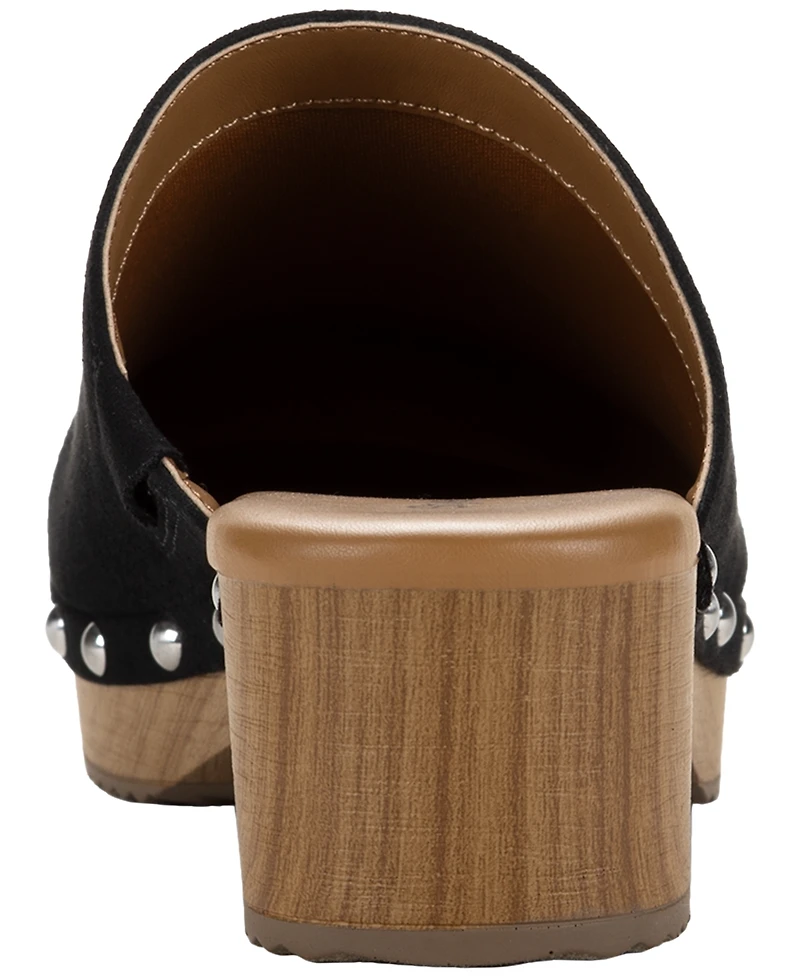 Style & Co Women's Dakotaa Studded Block Heel Clogs, Macy's Exclusive