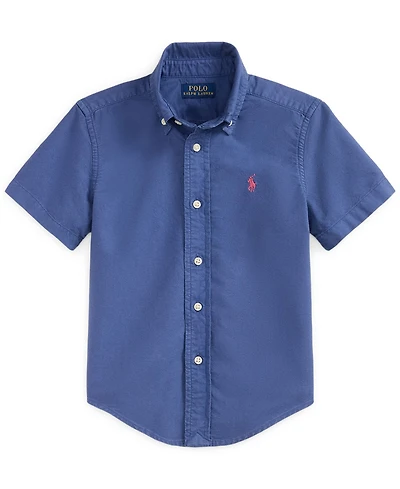 Polo Ralph Lauren Boys' 2T-7 Short-Sleeve Oxford Shirt