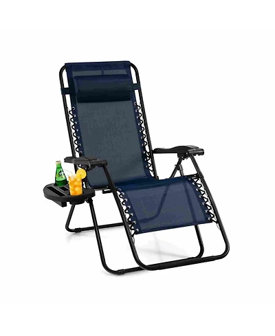 Inolait Outdoor Folding Zero Gravity Reclining Lounge Chair