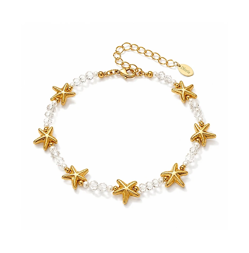 Dloria Seaside Starfish Beaded Bracelet