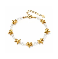 Dloria Seaside Starfish Beaded Bracelet