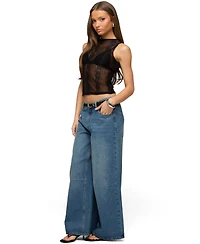 Edikted Women's Ephie Sheer Lace Tank Top