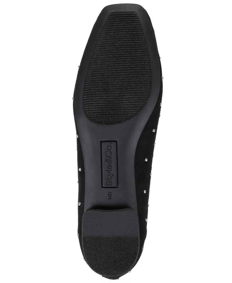 Style & Co Women's Brookee Slip-On Studded Flats, Macy's Exclusive