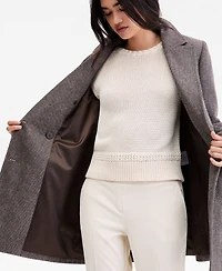 Calvin Klein Women's Double-Breasted Pea Coat, Created for Macy's