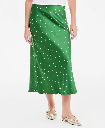 On 34th Women's Printed Midi Slip Skirt