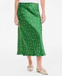 On 34th Women's Printed Midi Slip Skirt