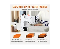 Yobtop Diy Tool Kit Sewing Machine,Portable Machine, 38 Built-in Stitches and Reverse Sewing, Dual Speed with Extension Table