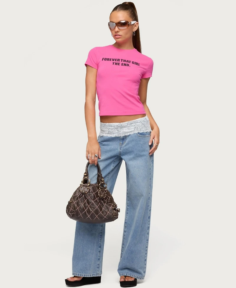 Edikted Women's Forever That Girl T Shirt