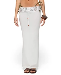 Edikted Women's Maven Crochet Waist Knit Maxi Skirt