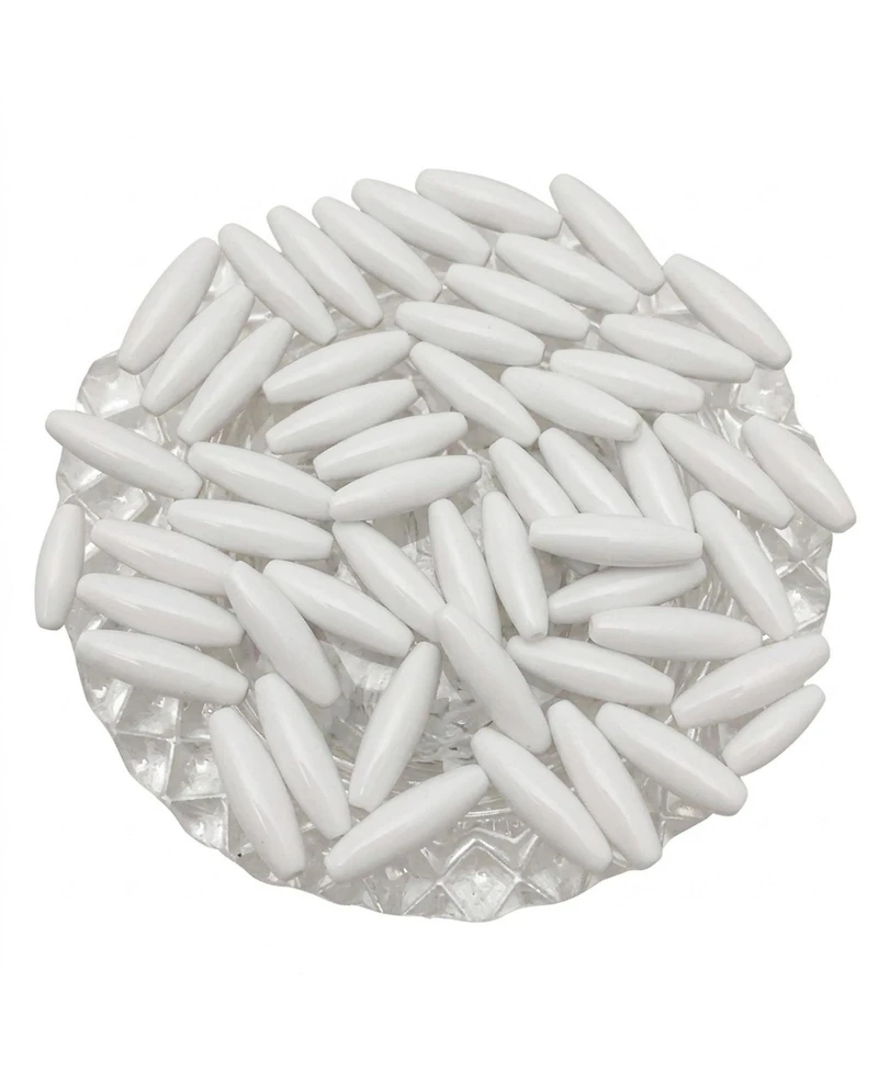 Sevorley 650Piece Set Acrylic Tube-Shaped Loose Beads for Diy Jewelry