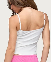 Edikted Women's Shish Lacey Tank Top