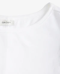 On 34th Women's Ribbed Boat-Neck Tank, Macy's Exclusive
