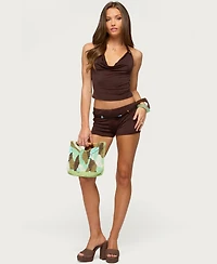 Edikted Women's Janya Cowl Neck Halter Top