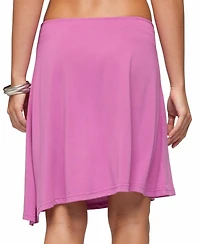 Edikted Women's Fiori Buckle Asymmetric Midi Skirt