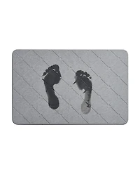 Vcny Home Carved Trellis Diatomite Stone Bath Mat, 16" x 24"