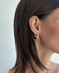 Adornia Gold Chunky 3-Piece Hoop Earring Set