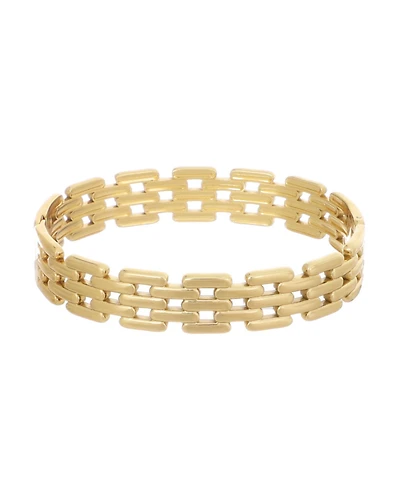 Adornia Gold Chain Cuff with Invisible Clasp Bracelet