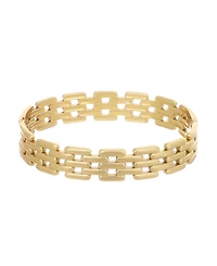 Adornia Gold Chain Cuff with Invisible Clasp Bracelet