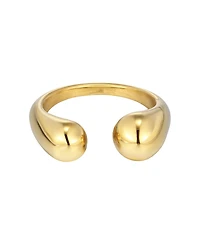 Adornia Tarnish Resistant Gold Hug Ring