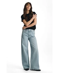 Mavi Jeans Women's Siena High Rise Wide Leg In Light Classic Denim