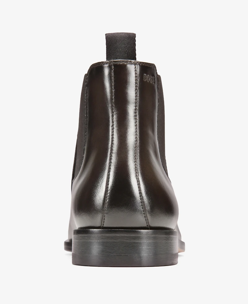 Boss by Hugo Men's Garren Leather Chelsea Boots