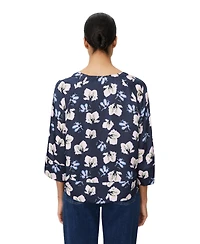 Masai Copenhagen Women's MaBenika Floral Print Blouse