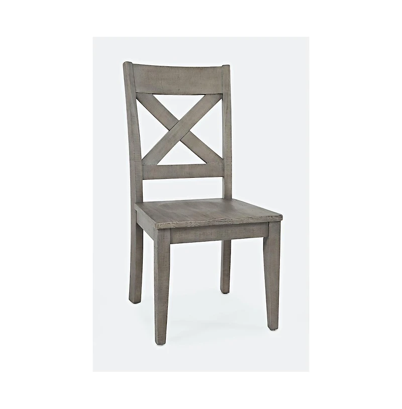Jofran Outer Banks Reclaimed Pine X-Back Chair (Set of 2)