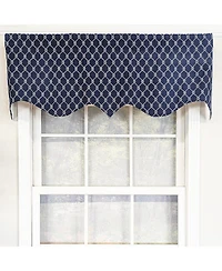 Rlf Home 100percentage Cotton Marine Rope Regal With Lining Rod Pocket Window Valance