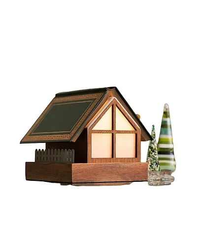 Uncommon Goods Cozy Cottage Book Stand Lamp