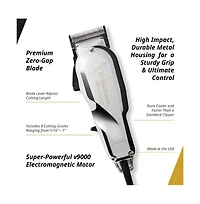 Wahl Professional Reflections Senior Clipper V9000 Motor Adjustable Taper Lever Metal Housing
