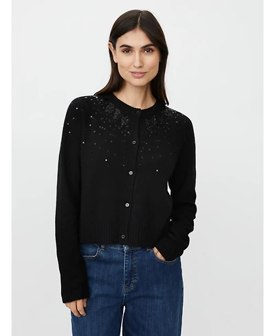 Masai Copenhagen Women's Malitana Sequined Button Front Cardigan