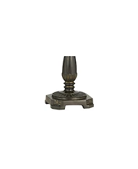 Regency Hill Traditional Swing Arm Desk Lamp 22 1/2" High with Usb Charging Port Metal Faux Leather Shade for Living Room