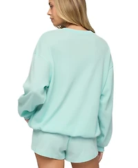 Edikted Women's Baila Waffle Henley Top