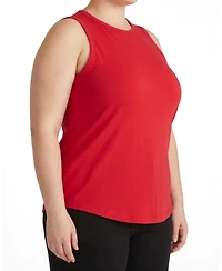 Universal Standard Womens Plus Cai High Neck Tank
