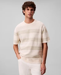 Calvin Klein Men's Horizontal Stripe Short-Sleeve T-Shirt
