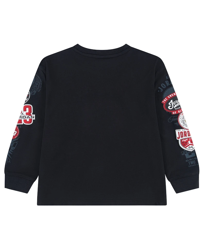 Jordan Boys' 4-7 I23 Highway Long-Sleeve T-Shirt