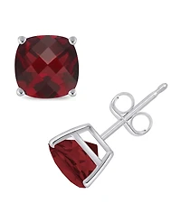 Garnet (5-3/8 ct. t.w.) Stud Earrings in Sterling Silver