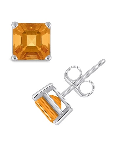 Amethyst (1-9/10 ct. t.w.) Stud Earrings Sterling Silver (Also Available Citrine)