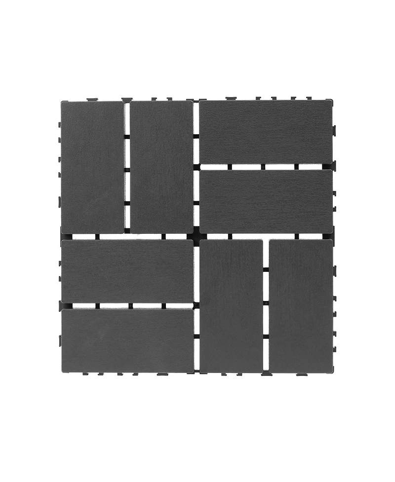 Streamdale Furniture Interlocking Waterproof Decking Tiles