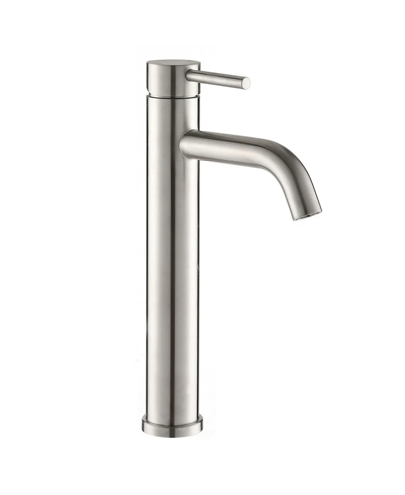 Phying Modern Brushed Nickel Bathroom Faucet Single Hole Single Handle Vanity Sink Faucet for Bathroom Home Decoration