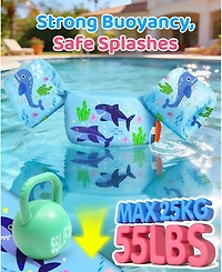 Aofar Swim Vest Kids Pool Floaties Safety Jacket Water Wing Arm Float