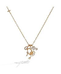 Alex and Ani Scorpio Zodiac Charm Cluster Necklace